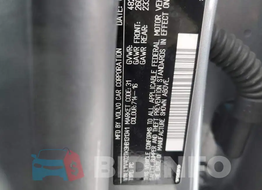 LYV402TK9HB131341 Photo# 12