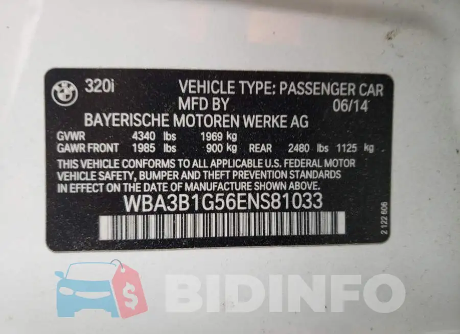 WBA3B1G56ENS81033 Photo# 12