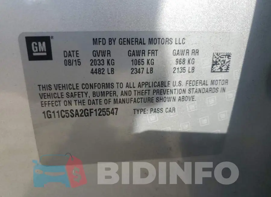 1G11C5SA2GF125547 Photo# 12