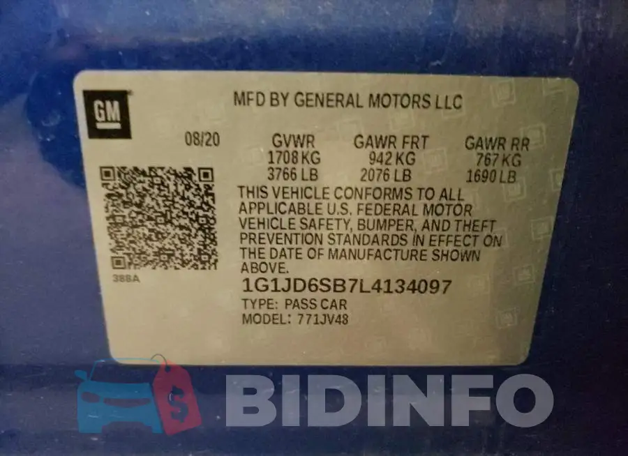 1G1JD6SB7L4134097 Photo# 12