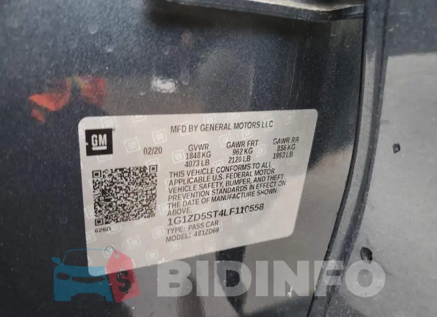1G1ZD5ST4LF110558 Photo# 12