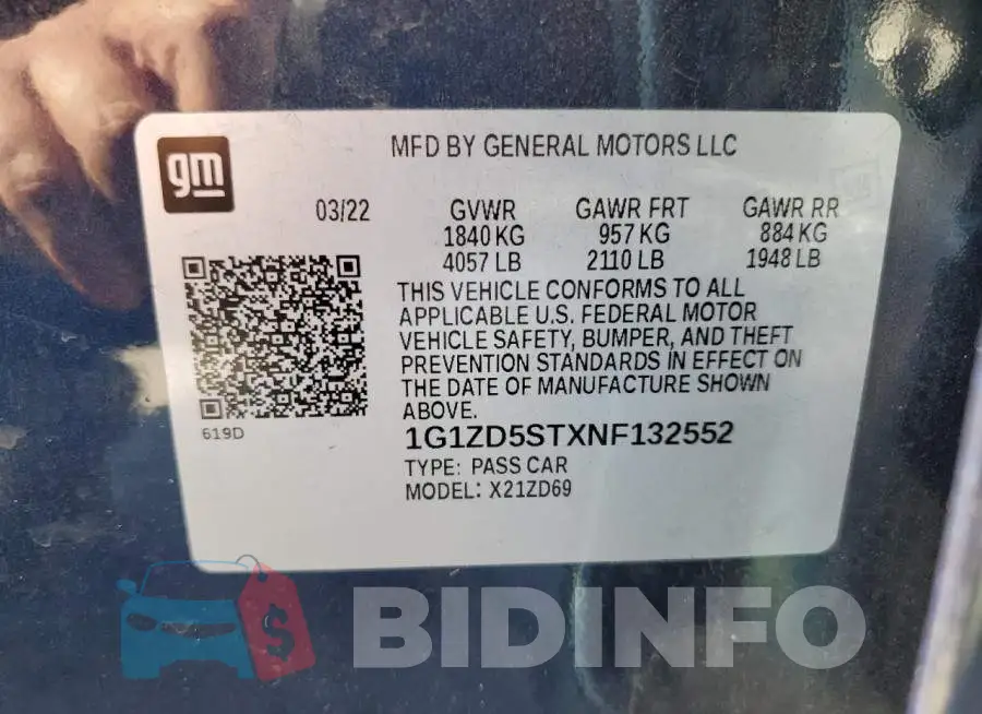 1G1ZD5STXNF132552 Photo# 12