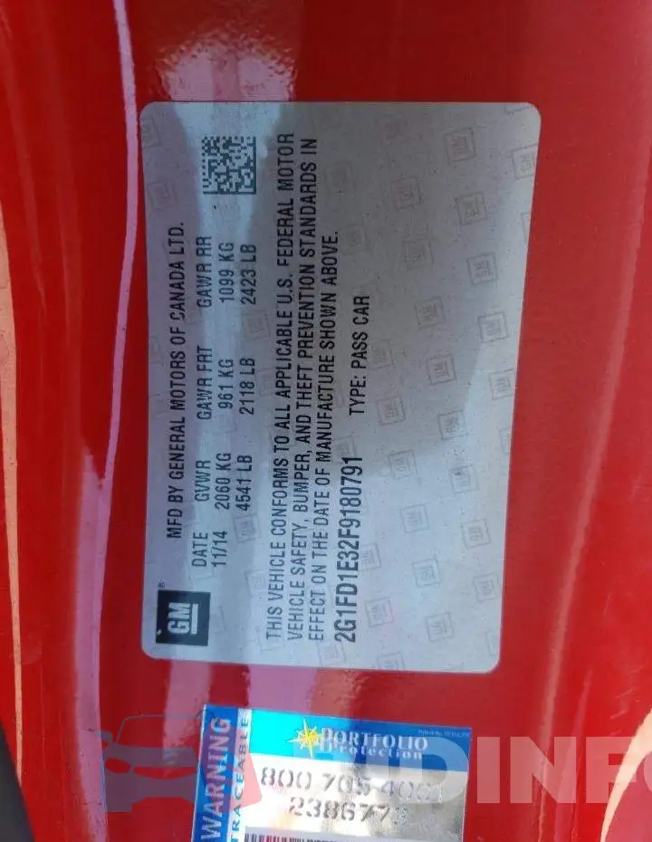 2G1FD1E32F9180791 Photo# 12