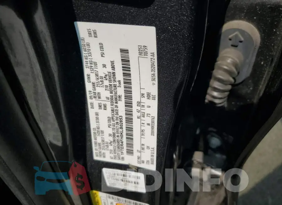 1FTER4FH0KLB02853 Photo# 12