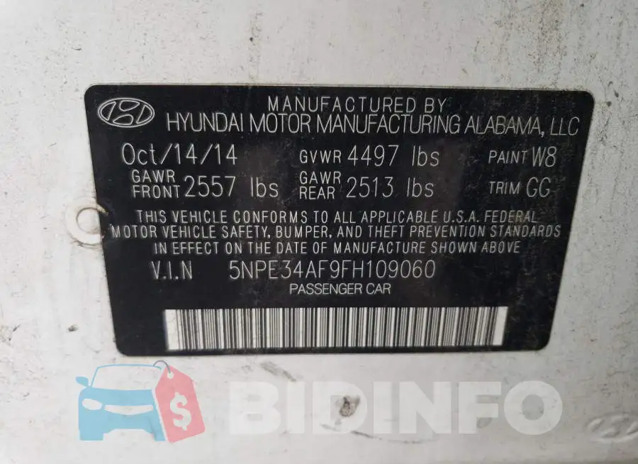 5NPE34AF9FH109060 Photo# 12