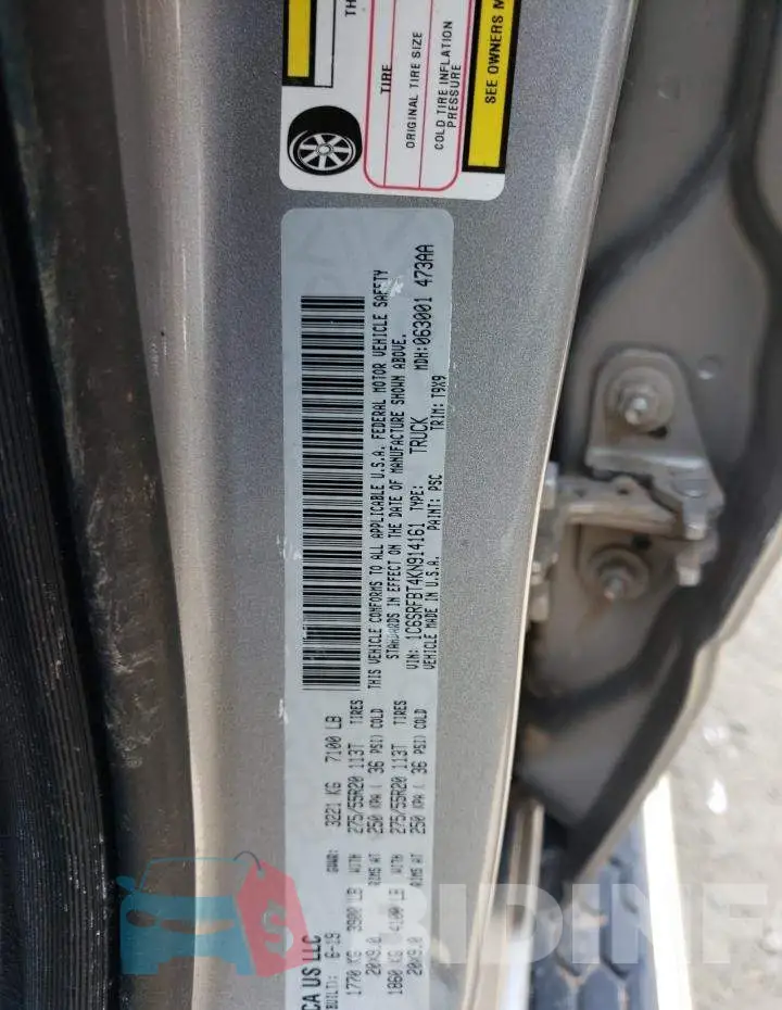 1C6SRFBT4KN914161 Photo# 12