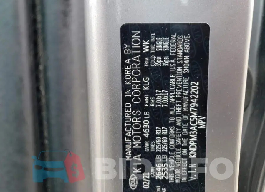 KNDPM3AC5M7942202 Photo# 14