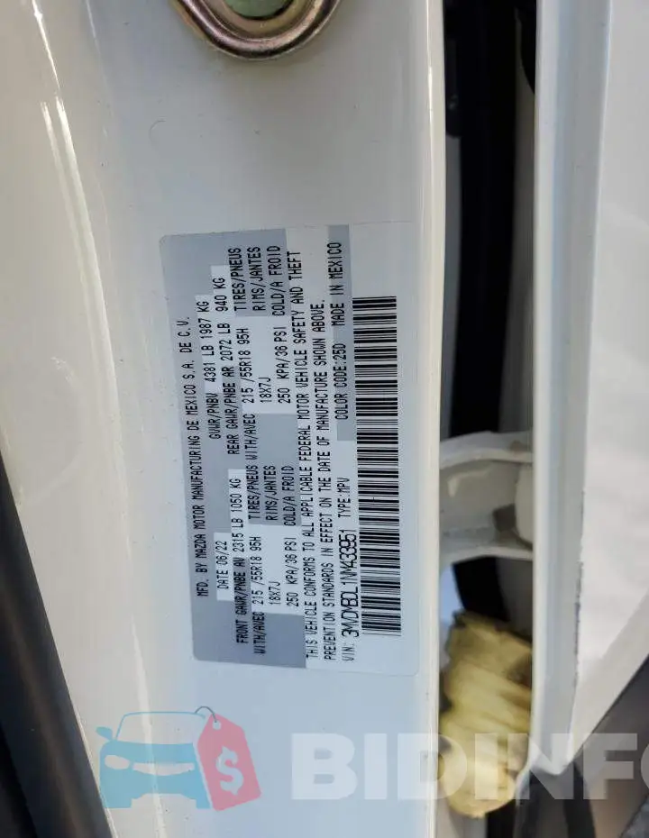 3MVDMBDL1NM433951 Photo# 12