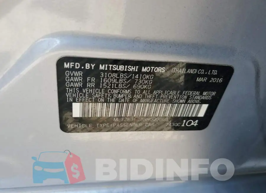 ML32F3FJ8HH000868 Photo# 13