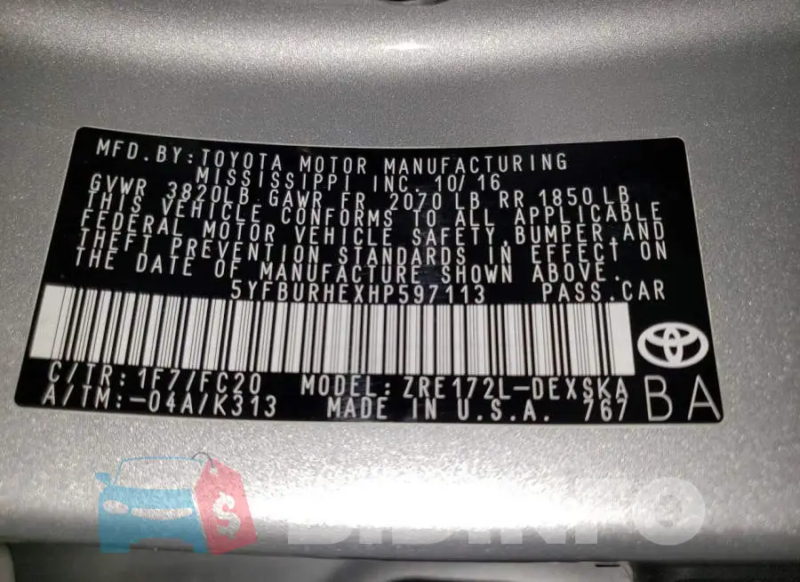 5YFBURHEXHP597113 Photo# 12