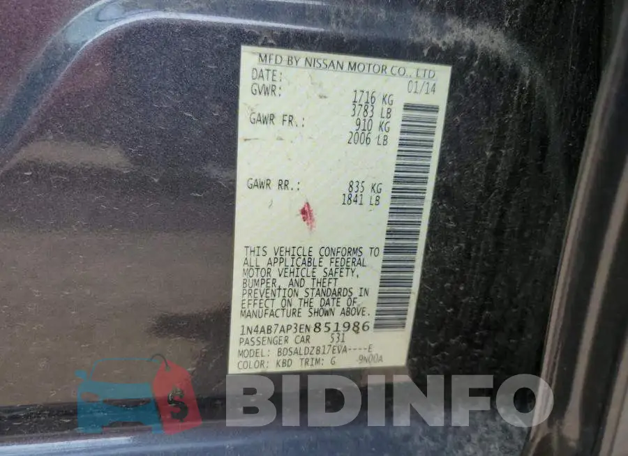 1N4AB7AP3EN851986 Photo# 12