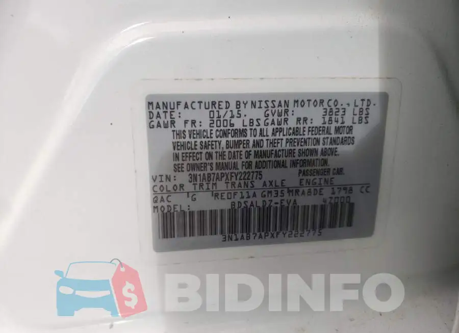 3N1AB7APXFY222775 Photo# 12