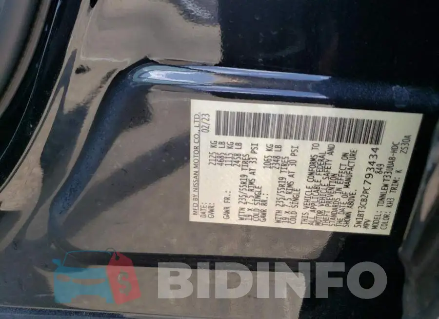 5N1BT3CB2PC793434 Photo# 13
