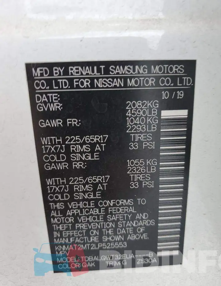 KNMAT2MT2LP525553 Photo# 13