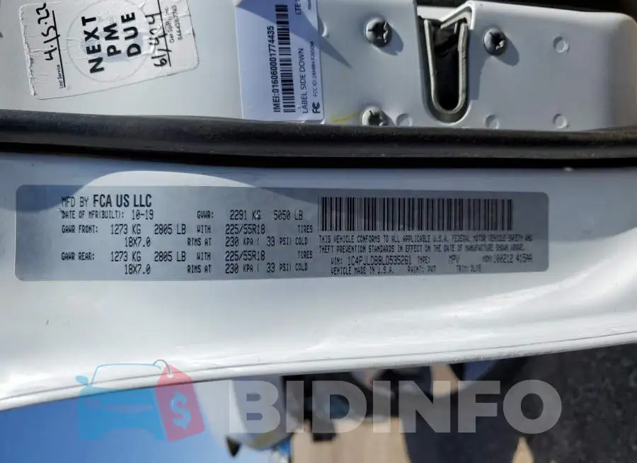 1C4PJLDB8LD535261 Photo# 13