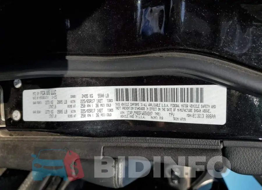 1C4PJMAB3FW650207 Photo# 12