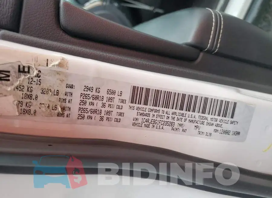 1C4RJEBG1FC235283 Photo# 13
