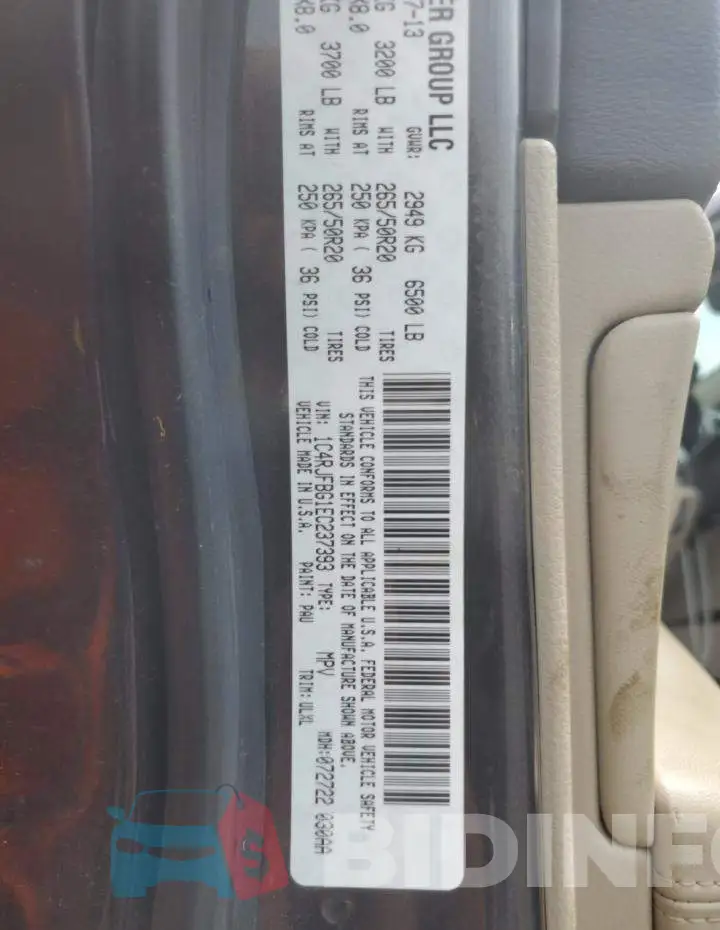 1C4RJFBG1EC237393 Photo# 13