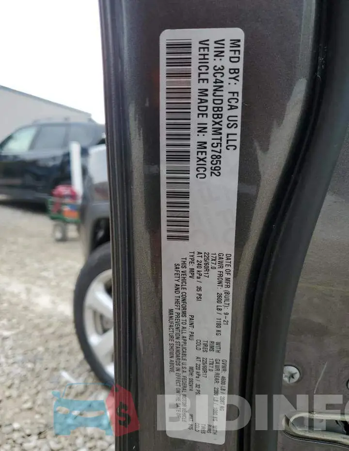 3C4NJDBBXMT578592 Photo# 12