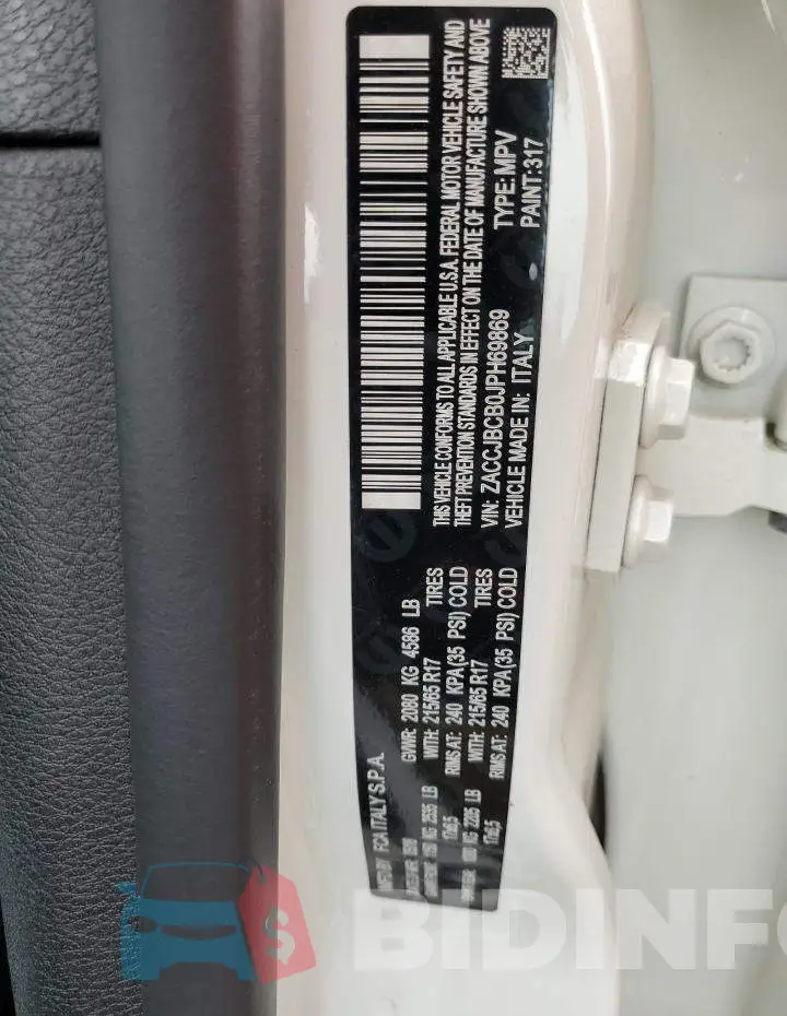 ZACCJBCB0JPH69869 Photo# 12
