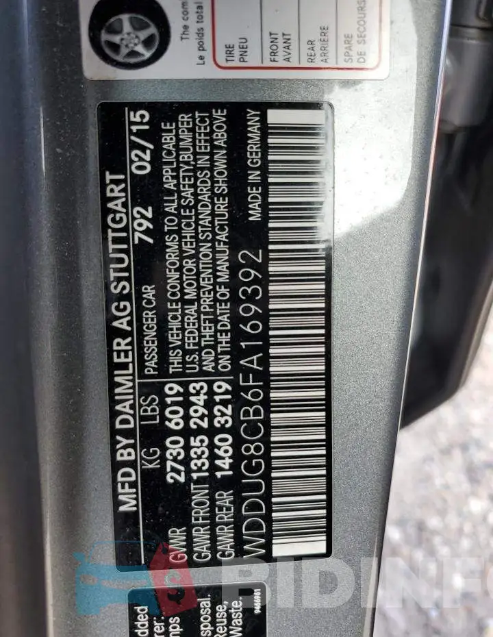 WDDUG8CB6FA169392 Photo# 13