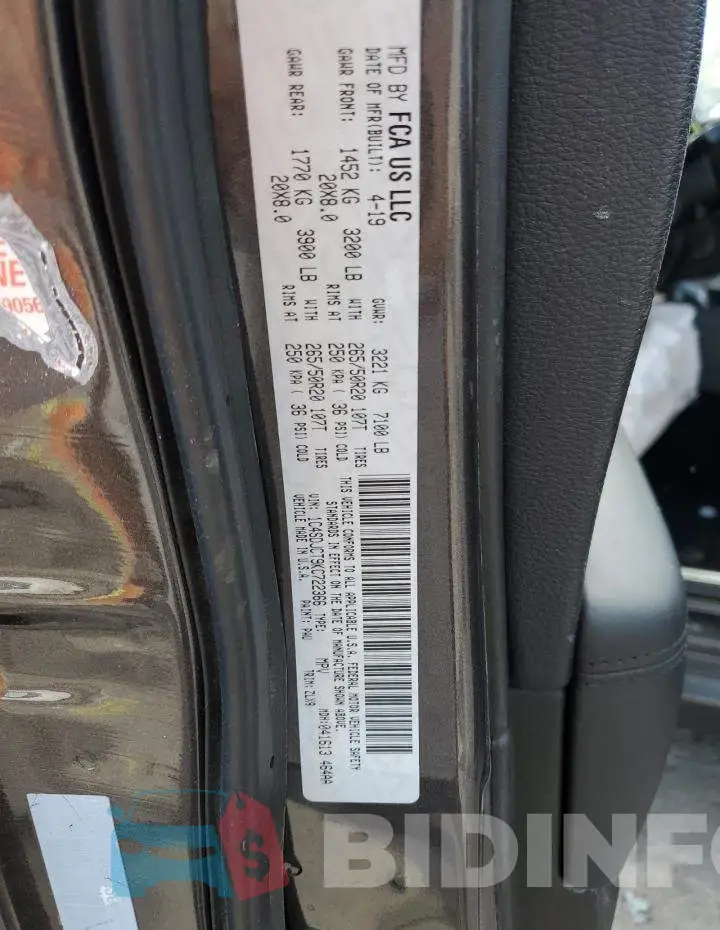 1C4SDJCT9KC722366 Photo# 13