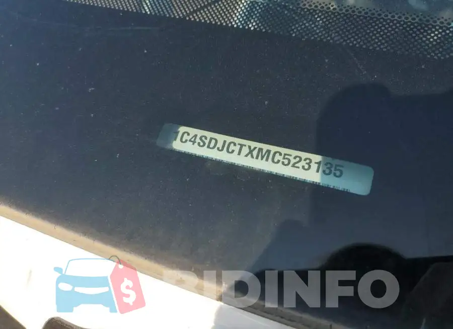 1C4SDJCTXMC523135 Photo# 12