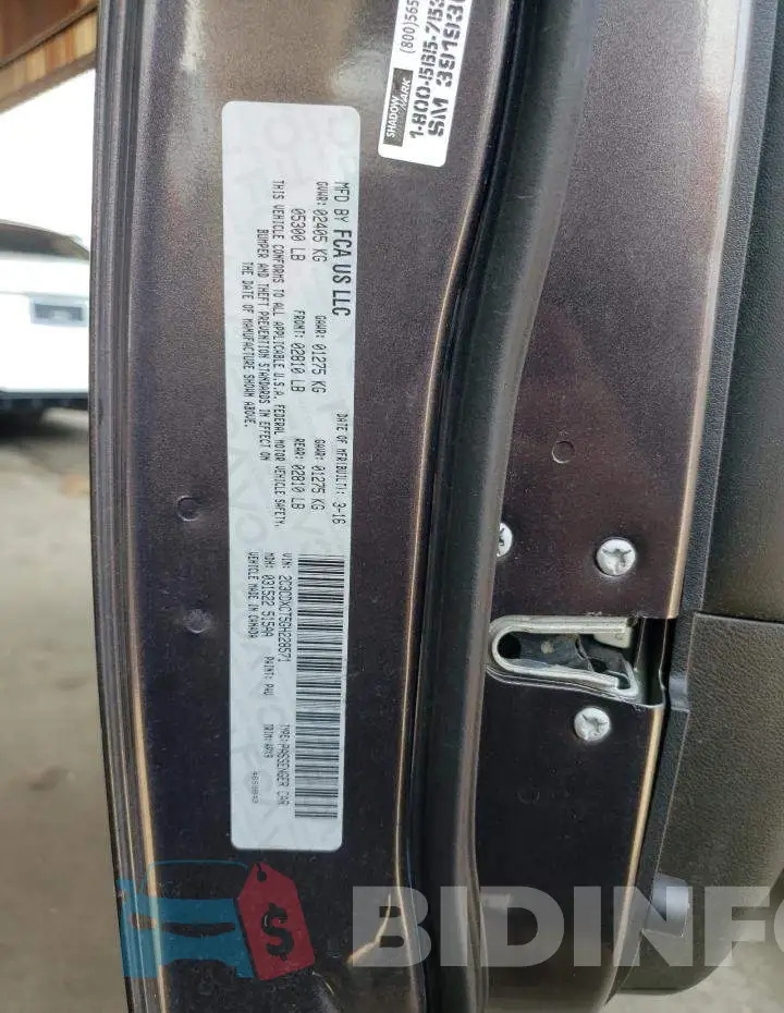 2C3CDXCT5GH228571 Photo# 12
