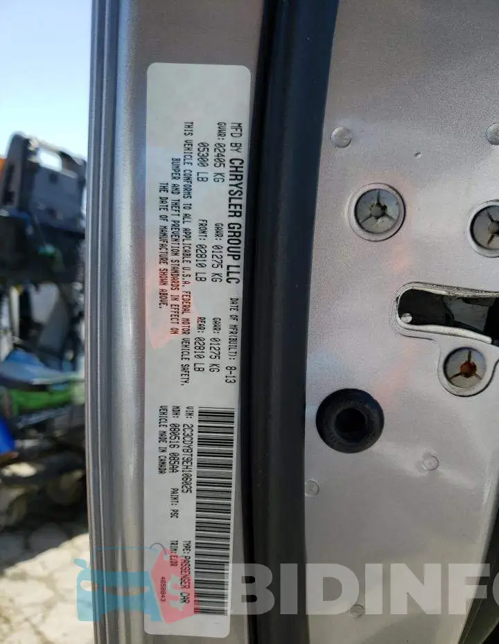 2C3CDYBT9EH106025 Photo# 12