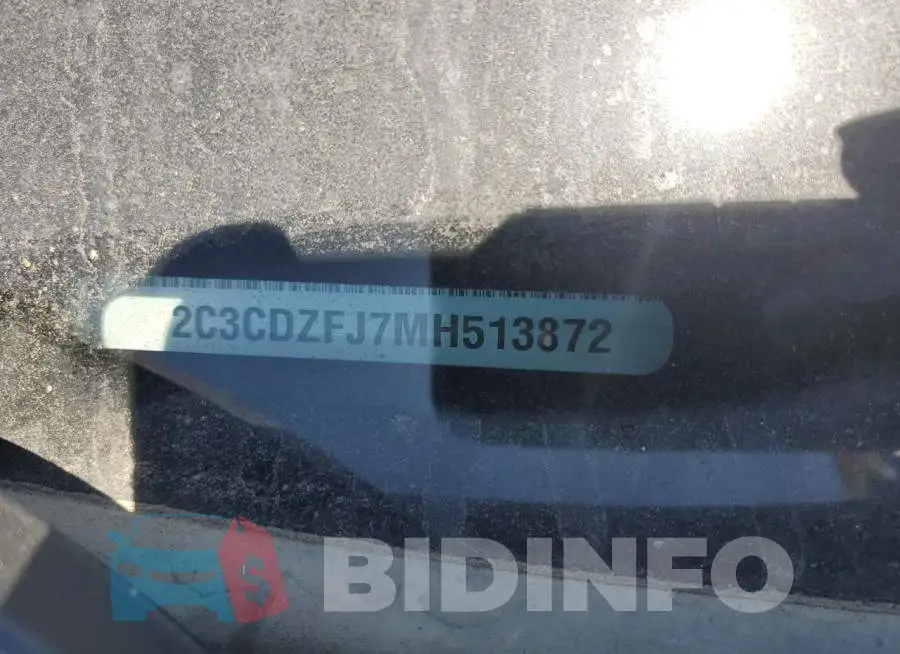 2C3CDZFJ7MH513872 Photo# 12
