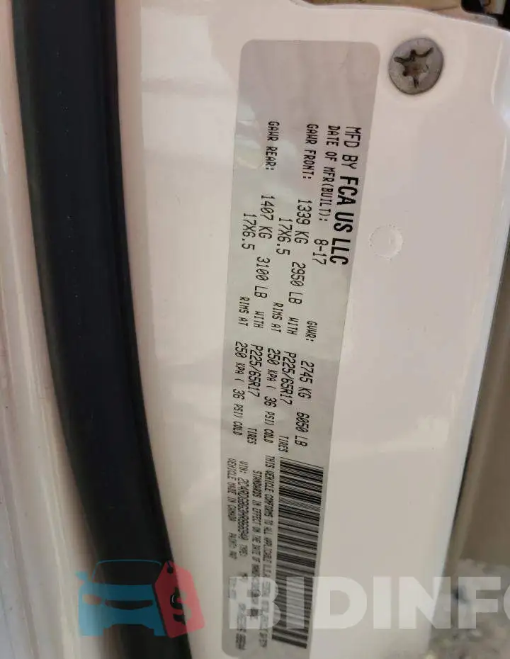 2C4RDGBG3HR866940 Photo# 14