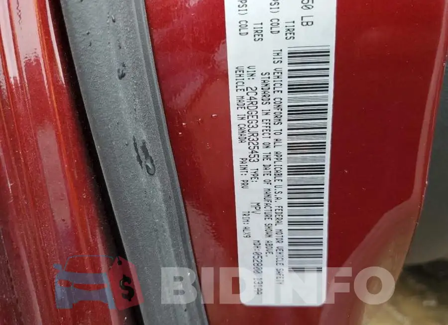 2C4RDGEG3JR325453 Photo# 13