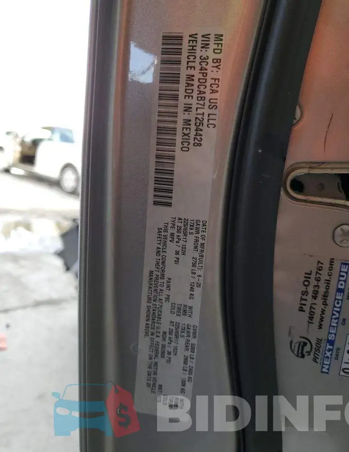 3C4PDCAB7LT254428 Photo# 14