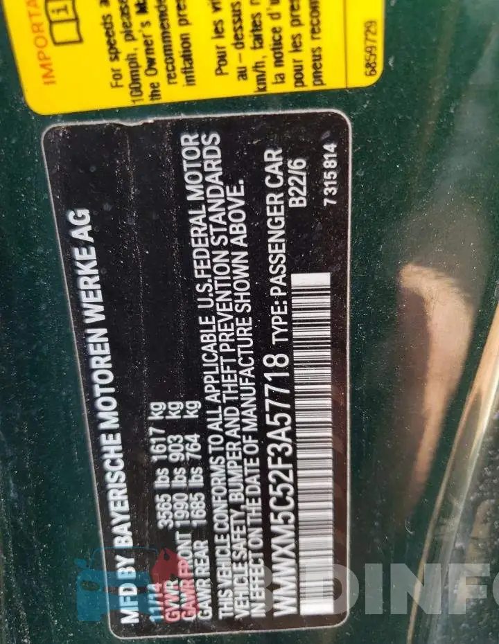 WMWXM5C52F3A57718 Photo# 12