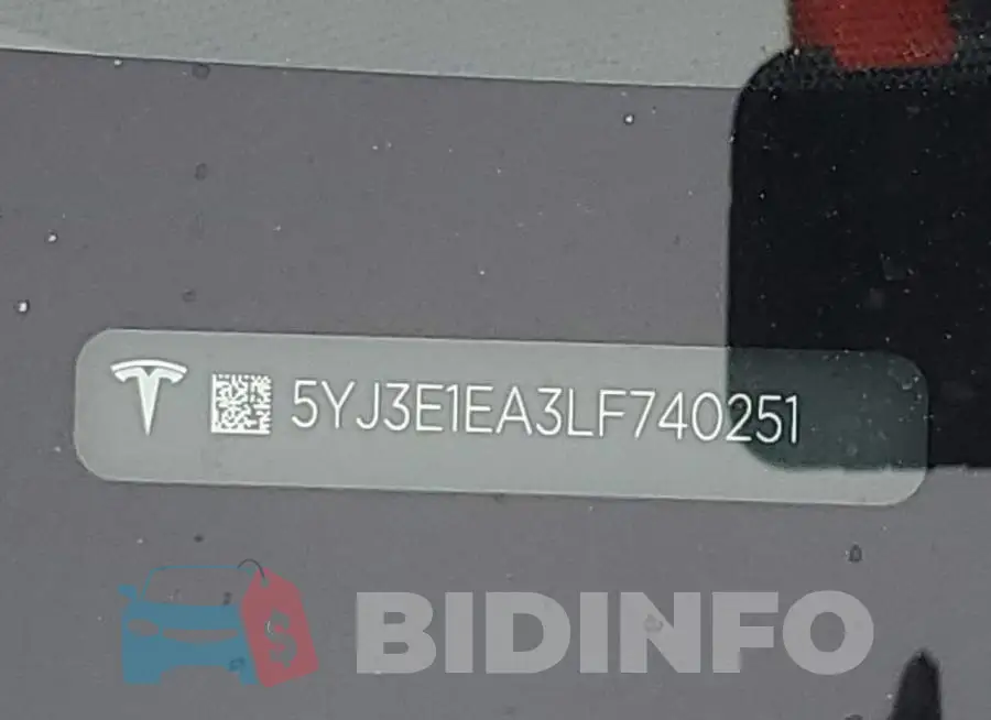 5YJ3E1EA3LF740251 Photo# 13