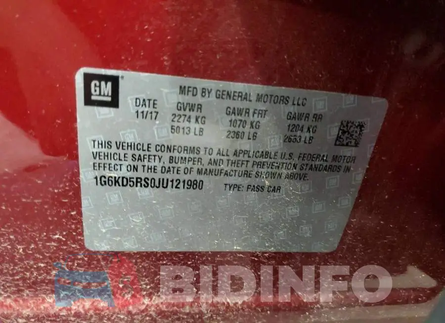 1G6KD5RS0JU121980 Photo# 12