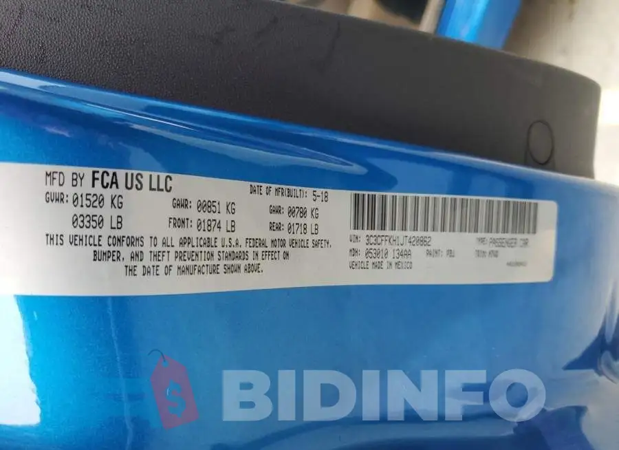 3C3CFFKH1JT420862 Photo# 12
