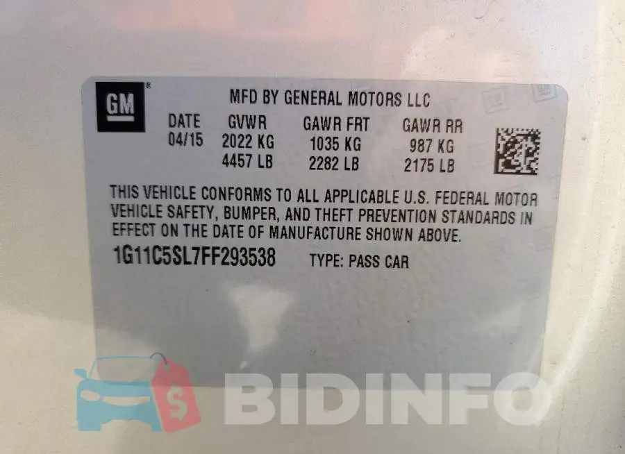 1G11C5SL7FF293538 Photo# 12