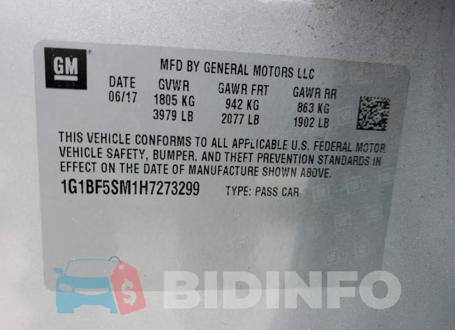 1G1BF5SM1H7273299 Photo# 12