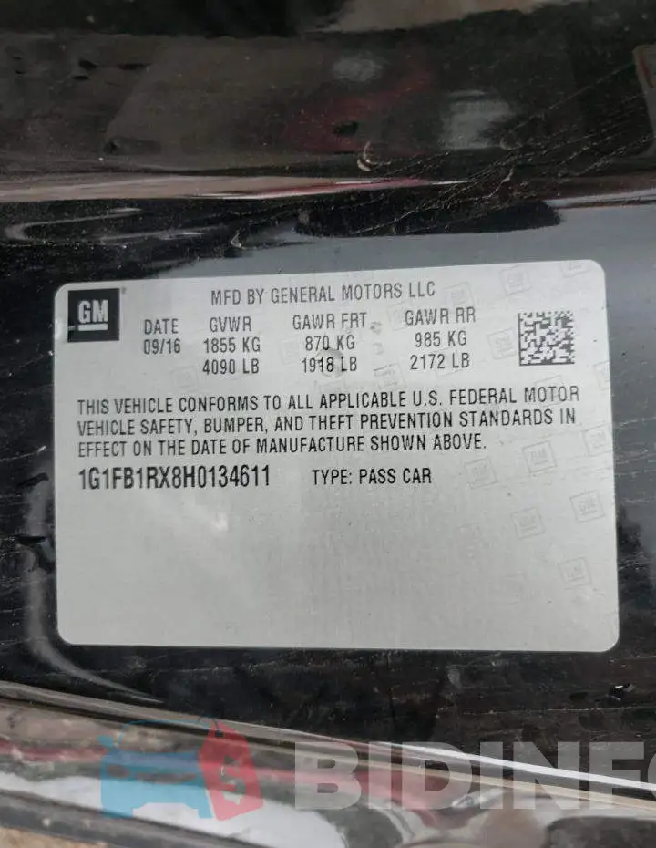 1G1FB1RX8H0134611 Photo# 12