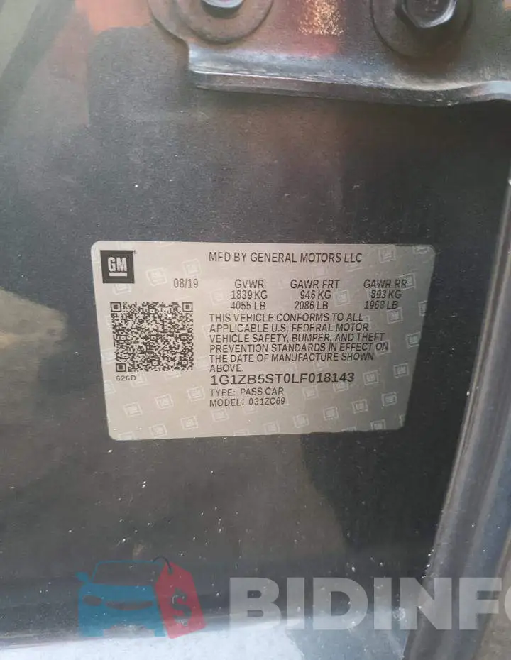 1G1ZB5ST0LF018143 Photo# 12