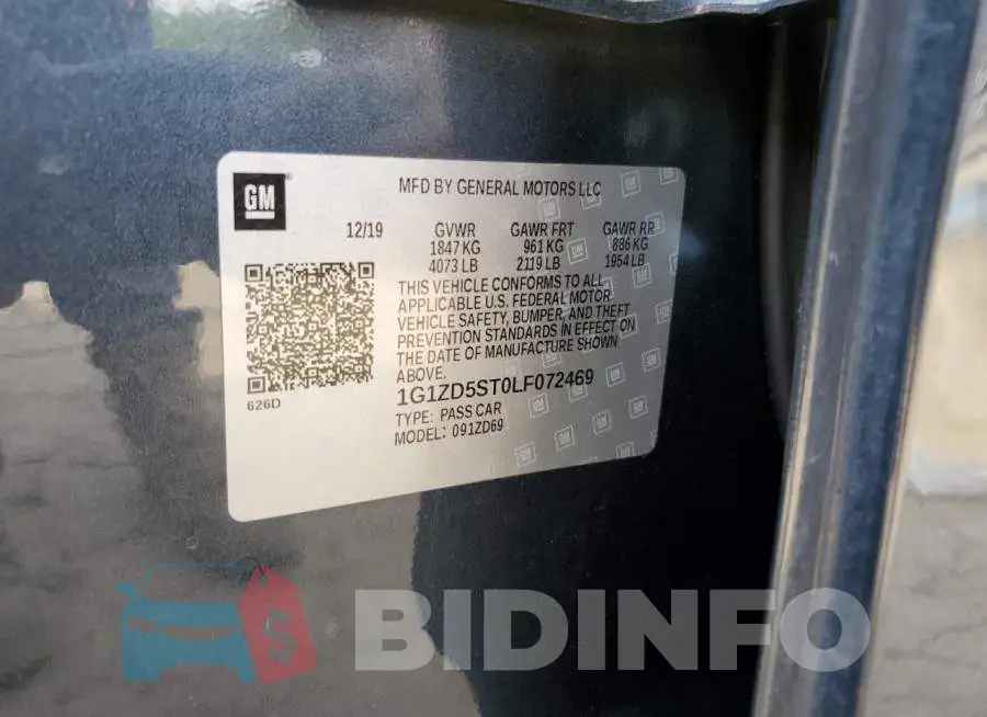 1G1ZD5ST0LF072469 Photo# 12