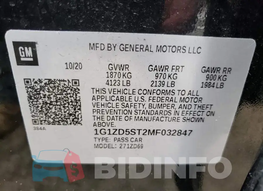 1G1ZD5ST2MF032847 Photo# 12