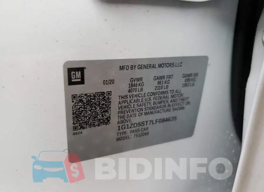 1G1ZD5ST7LF084635 Photo# 12
