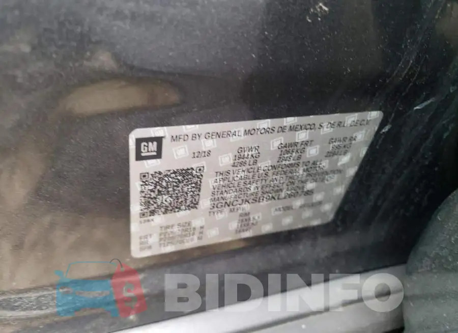 3GNCJKSB9KL260785 Photo# 13