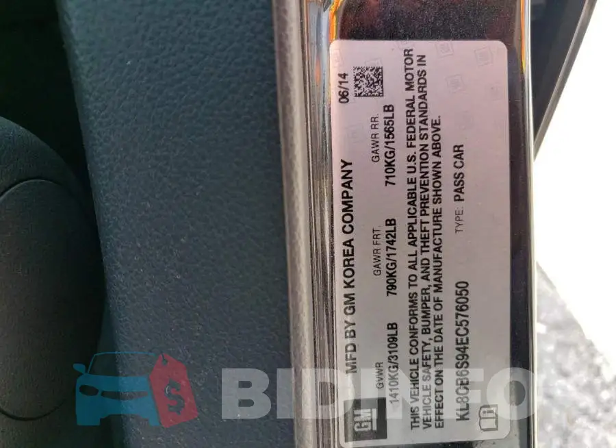 KL8CB6S94EC576050 Photo# 12