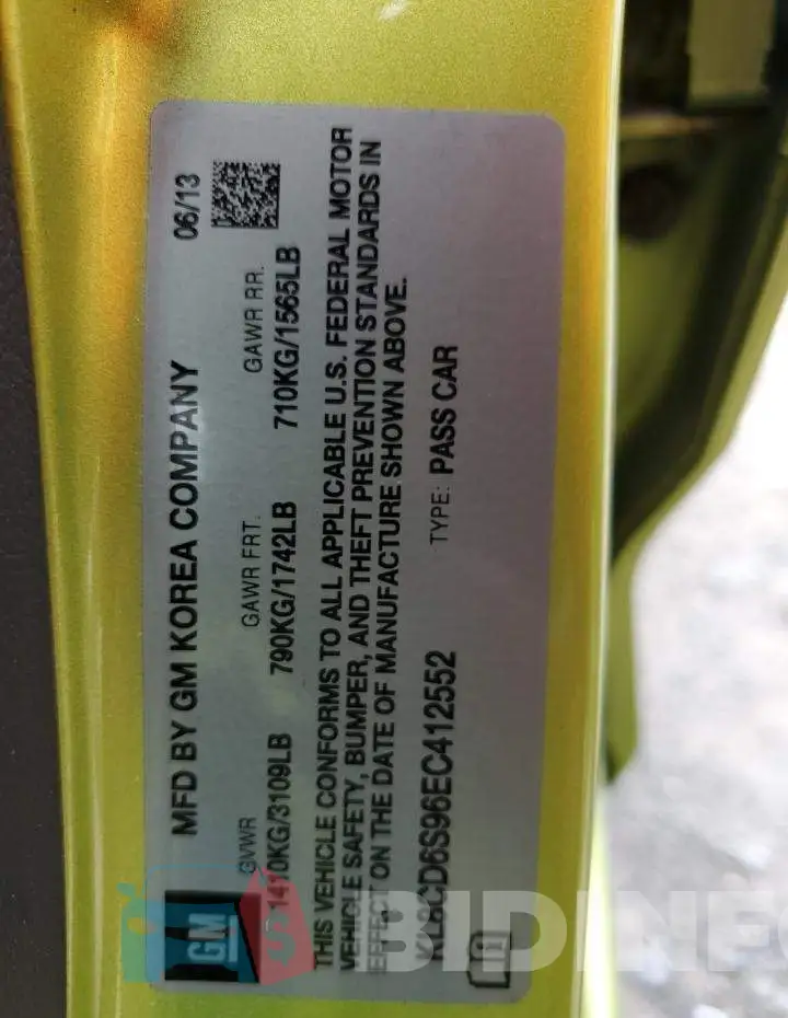 KL8CD6S96EC412552 Photo# 12