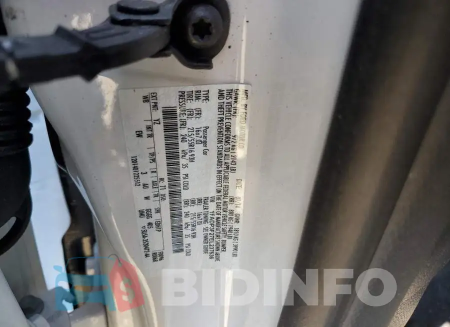 1FADP3F27EL237636 Photo# 12