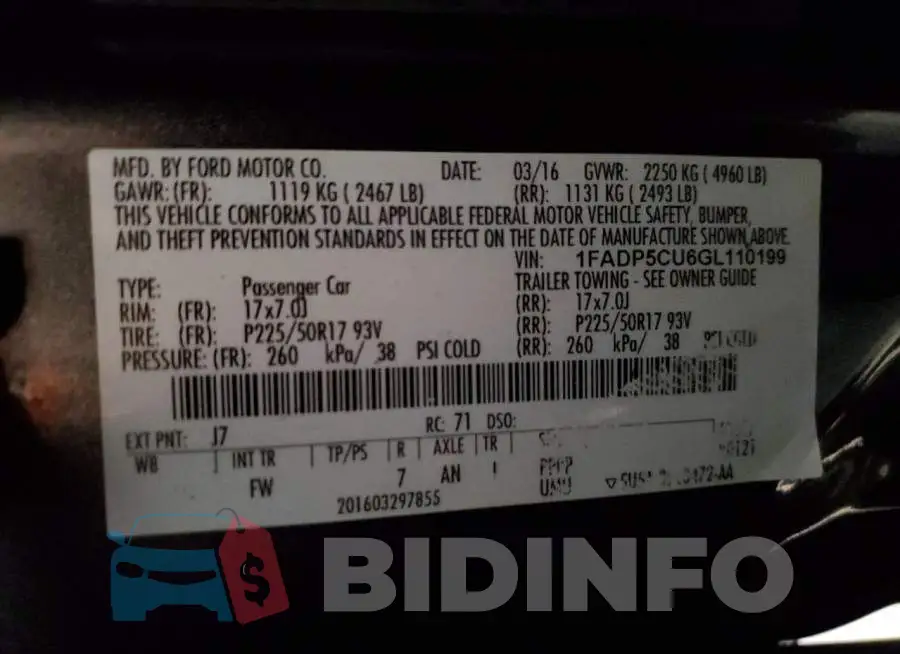 1FADP5CU6GL110199 Photo# 12