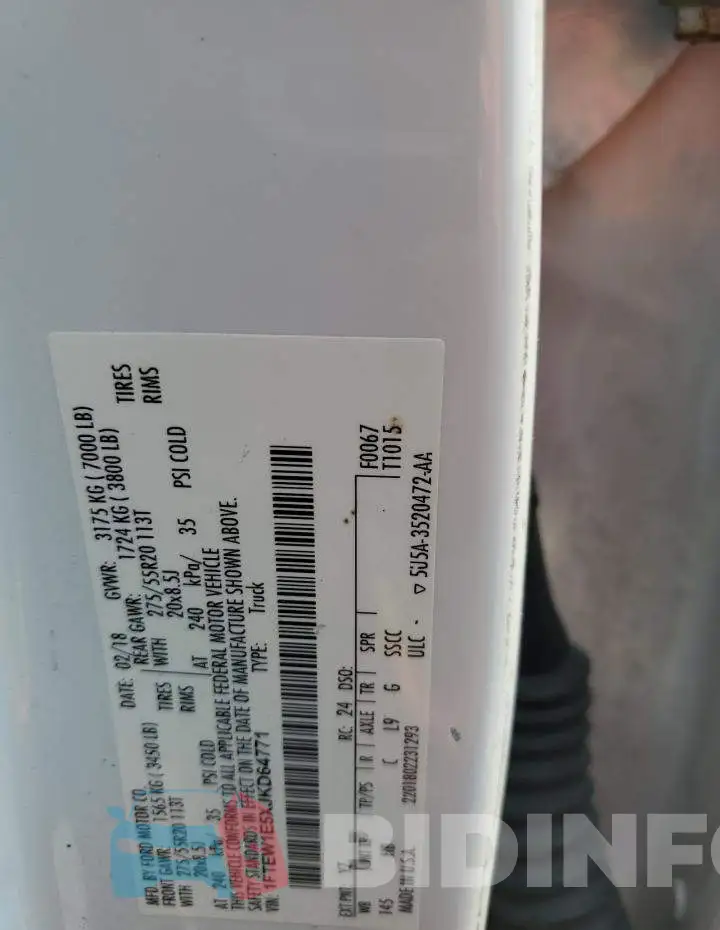 1FTEW1E5XJKD64771 Photo# 10